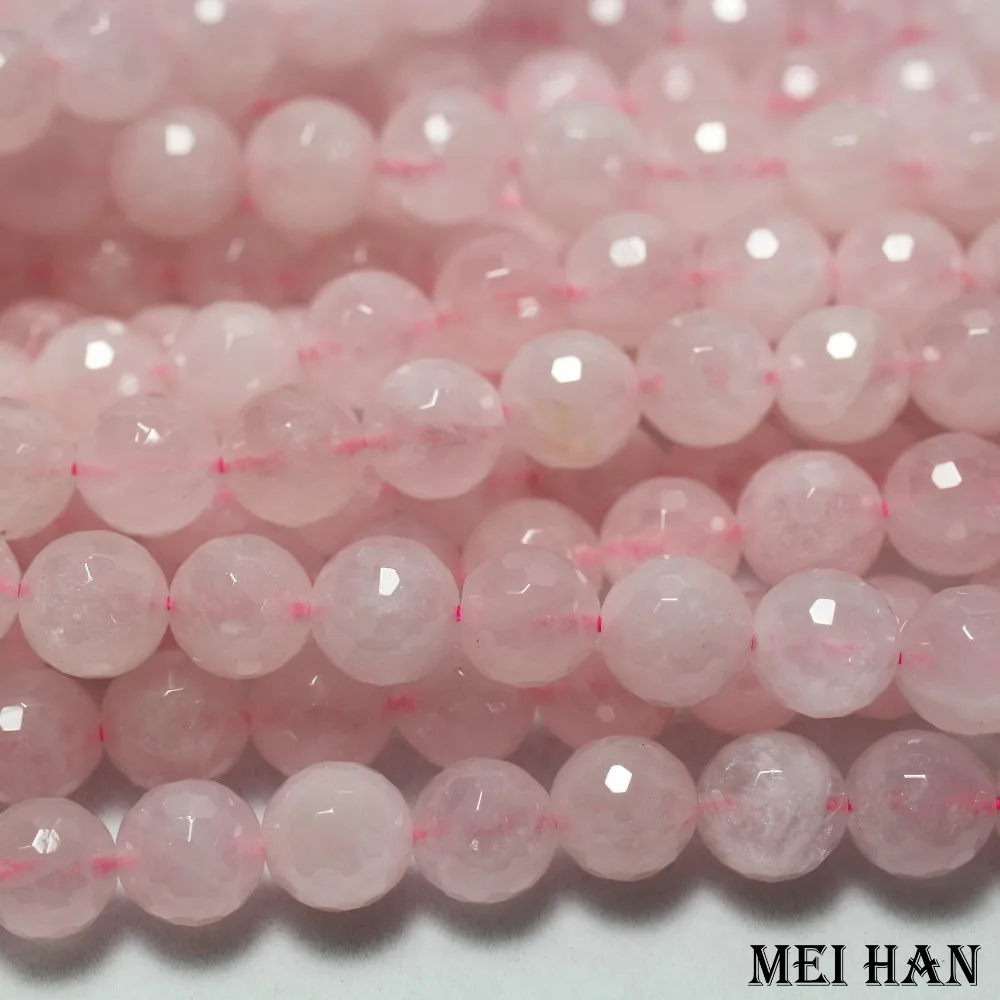 

Meihan (3 нити/комплект) натуральные блестящие 8 мм блестящие гладкие круглые бусины с гранями для изготовления ювелирных изделий своими руками
