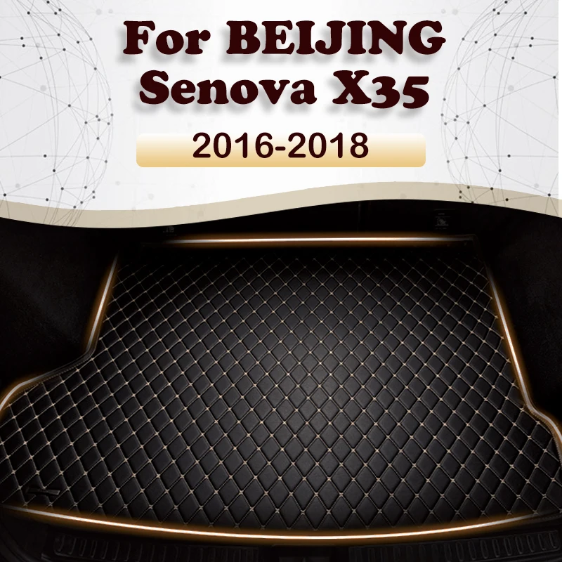 

Car Trunk Mat For Beijing Senova X35 2016 2017 2018 Custom Car cargo liner carpet Accessories Auto Interior Decoration