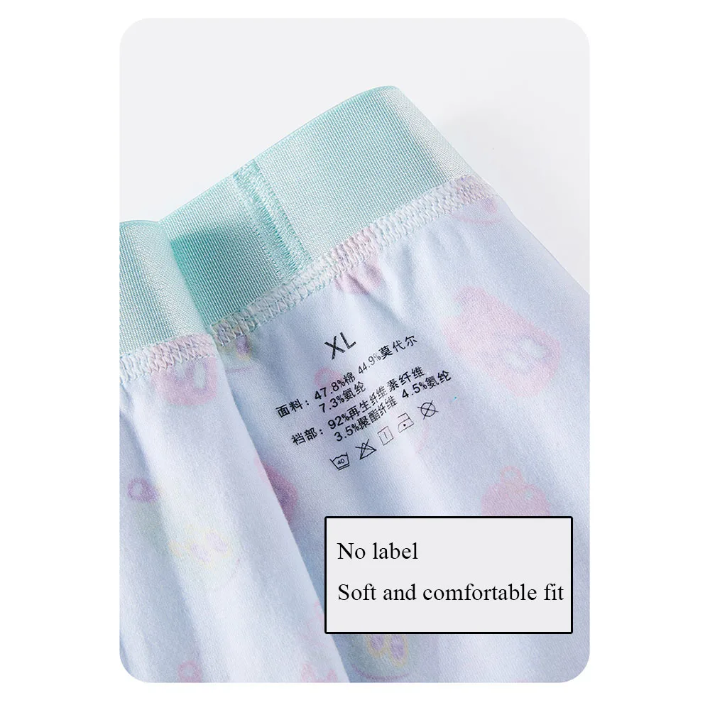 1 PCS Boys Boxers Mans Trend Printing Men's Underwear Males Modal Cotton Personality Boxer Teen Boys Boxer Shorts Head Summer