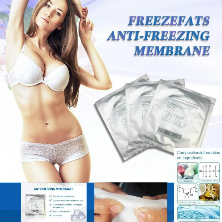 

High Quality Anti Freezeing Membrane Freeze Size 27*30Cm 34*42Cm Cryo Pad For Fat Treatment Anti Freeze Pads