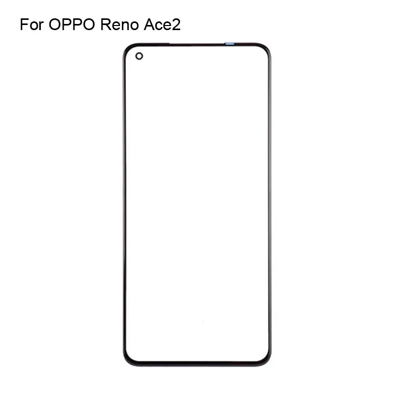 

2PCS For OPPO Reno Ace2 Outer Glass Lens For Reno Ace 2 PDHM00 Touchscreen Touch screen Outer Screen Glass Cover without flex