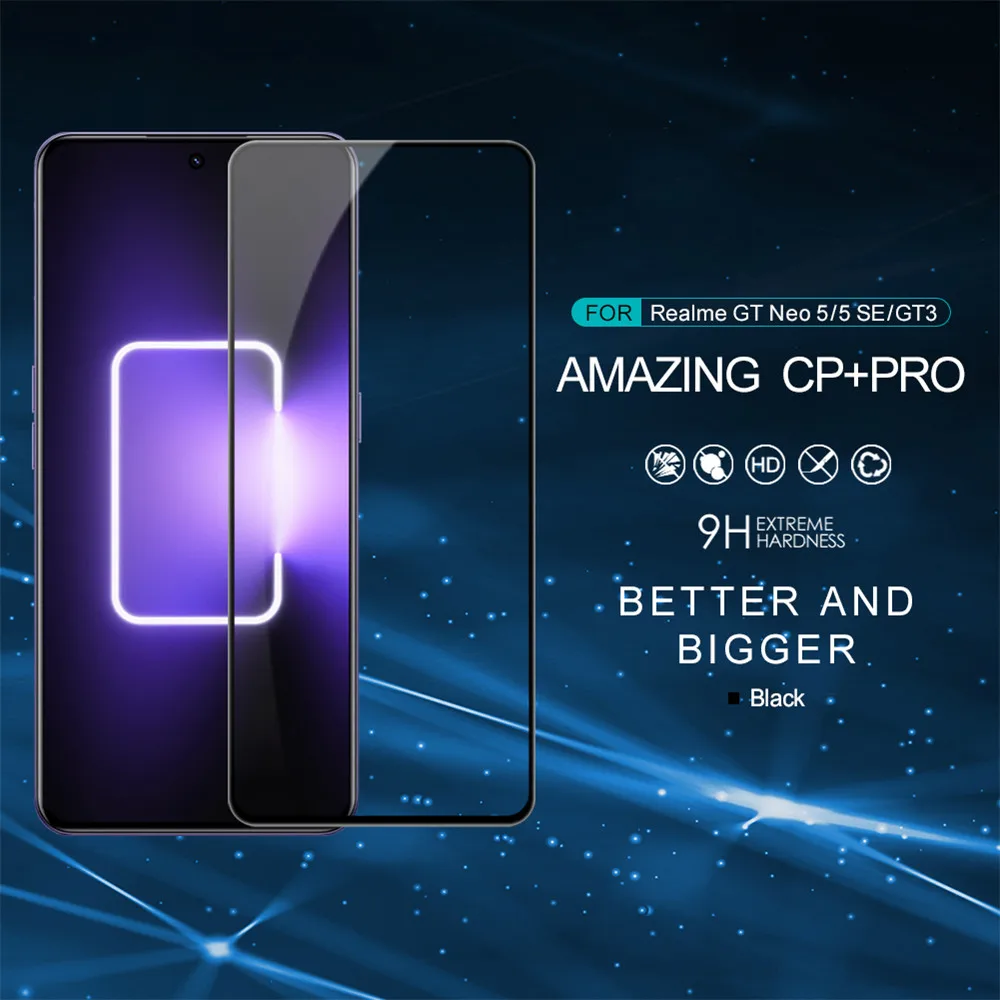 

Для Realme GT Neo 5/Realme GT3 NILLKIN полностью покрытая CP + PRO Защитная пленка для экрана из закаленного стекла
