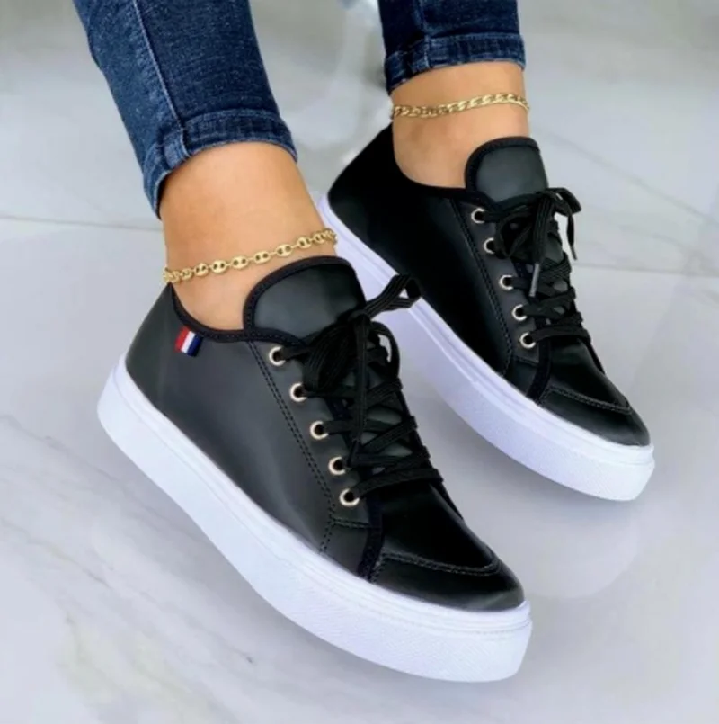 

2022 New Design Women Sneakers Fashion Breathable Non-slip Shoes Women Thick Bottom Sneakers Women Leisure Footwear Plus Size