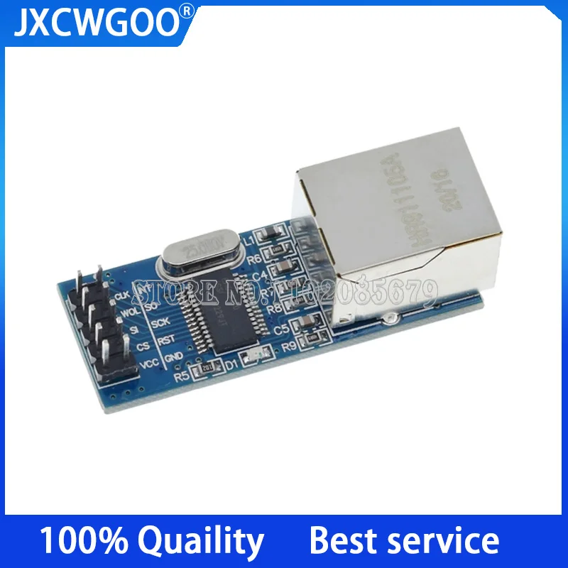 Сетевой модуль ENC28J60 1 шт. интерфейс SPI Ethernet MCU макетная плата поддерживающий новый
