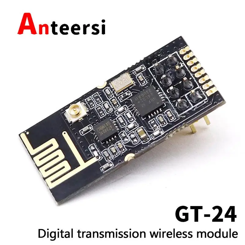 

GT-24 цифровой беспроводной модуль 2,4G NRF24L01 PA LNA промышленного класса 1100 м на большие расстояния