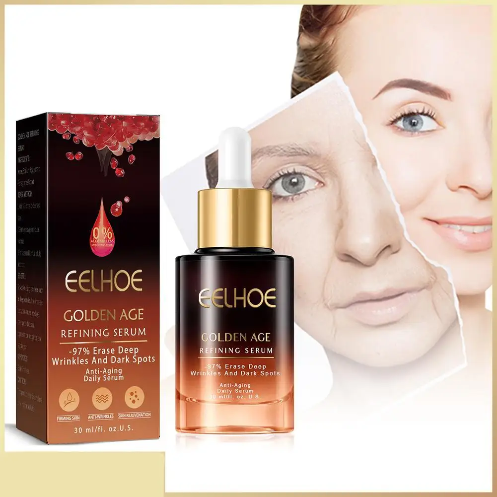 

Отбеливающая антивозрастная Сыворотка для лица с эссенцией золотого возраста