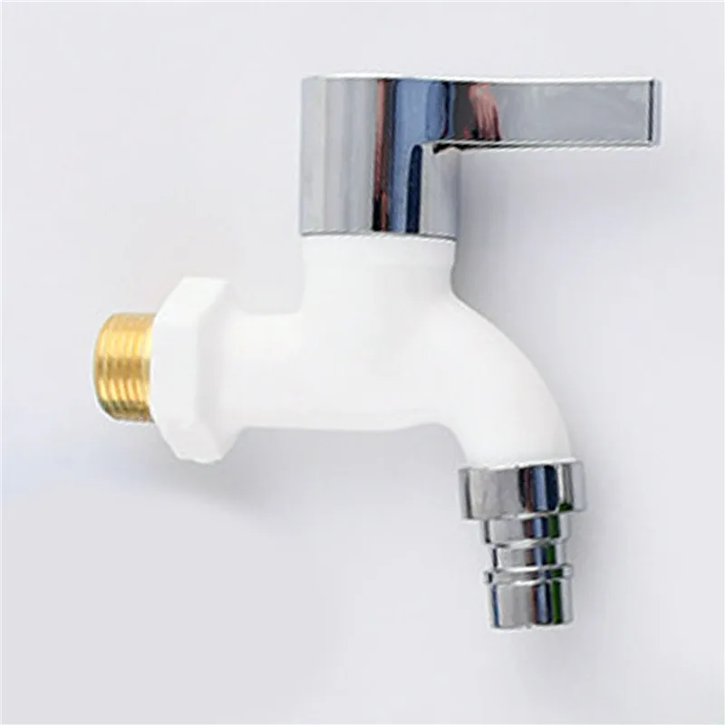 

Garden Balcony Water Tap Male Thread Wall Mount Washing Machine Faucet Plastic Water Hose Quick Connector