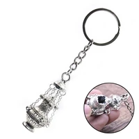 high quality silver christian incense burner keychain religious key ring jewelry bag car pendant keyfob souvenirs unisex gifts