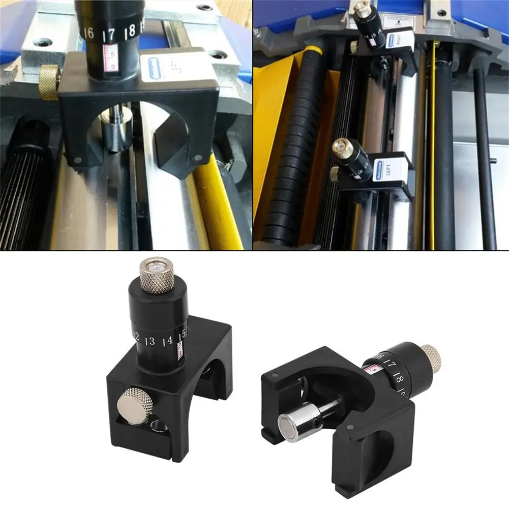 

NEW 2pcs Jointer Planer Knife Setting Jig Adjustment Tool Steel Precise Planer Positioning Woodworking Tool