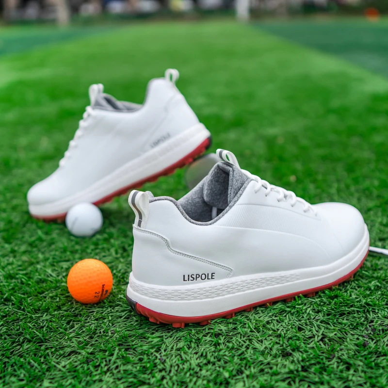 39-47 Professional Golf Shoes Women Rubber Anti Slip Men Gym Golfer Sneakers Man Leather Golf Shoes Plus Size