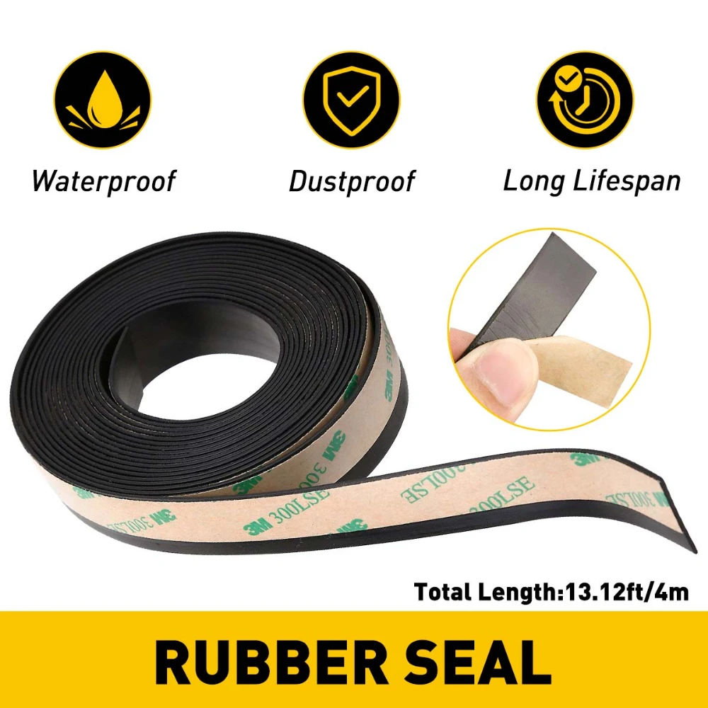 

4M Rubber Seal Strip Car Front Rear Side Window Trim Edge Moulding Weatherstrip for BMW E60 F30 F10 E36 F20 E91 X5 E70 E30 E92