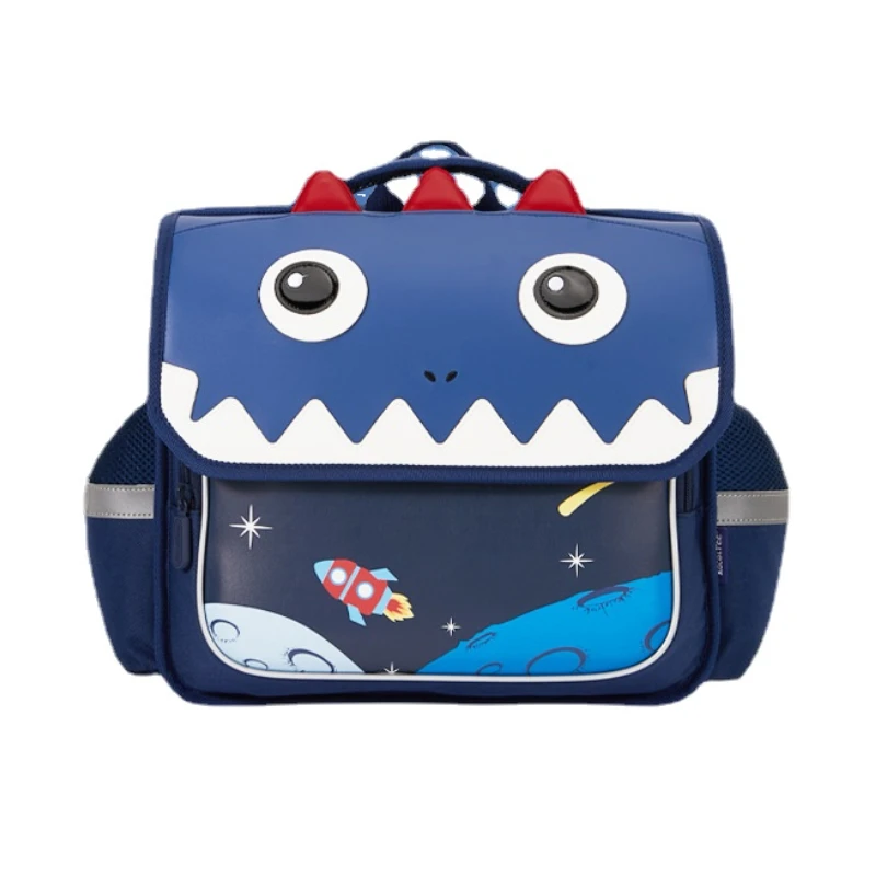 Girls Boys British Style Horizontal Grade 3-6 Students School Bags New Cute Cartoon Unicorn Dinosaur Children Fashion Backpacks