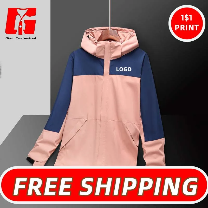 

Embroidery Men winter jacket custom logo woman ski jacket personality customization Male Thicken sports jacket print logo Gian