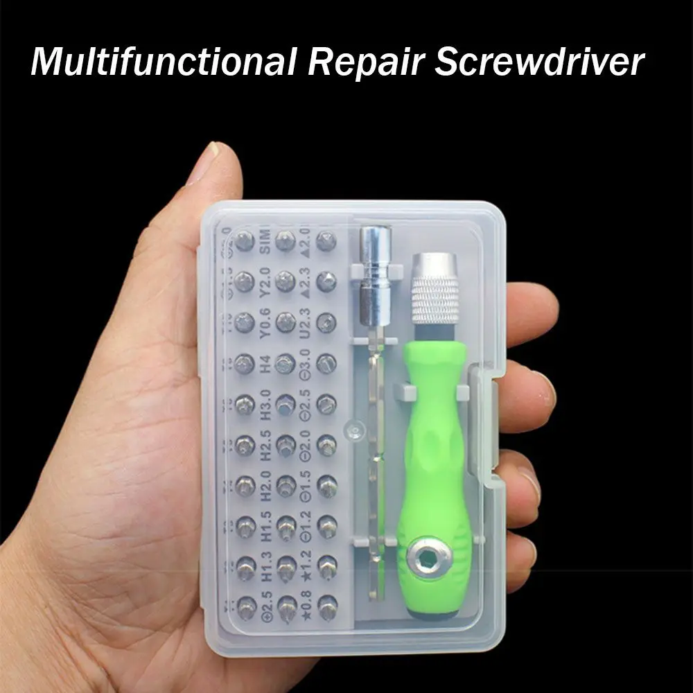 

32Pcs Screwdriver Hand Tool Kit Small Mini Combination Universal Set Dismountable Antiskid Handle Multifunction Repair
