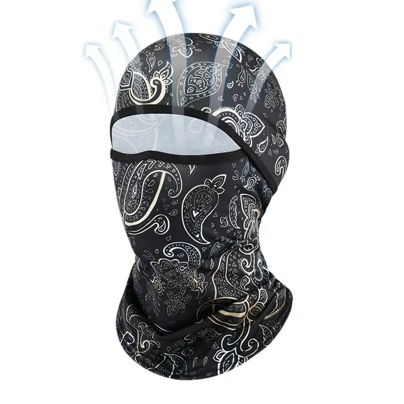 

Face Coverings For Men Scarf Summer Full Face Cover Unisex Ice Silk Windproof Headgear For Skiing Cycling Outdoor Sports Men