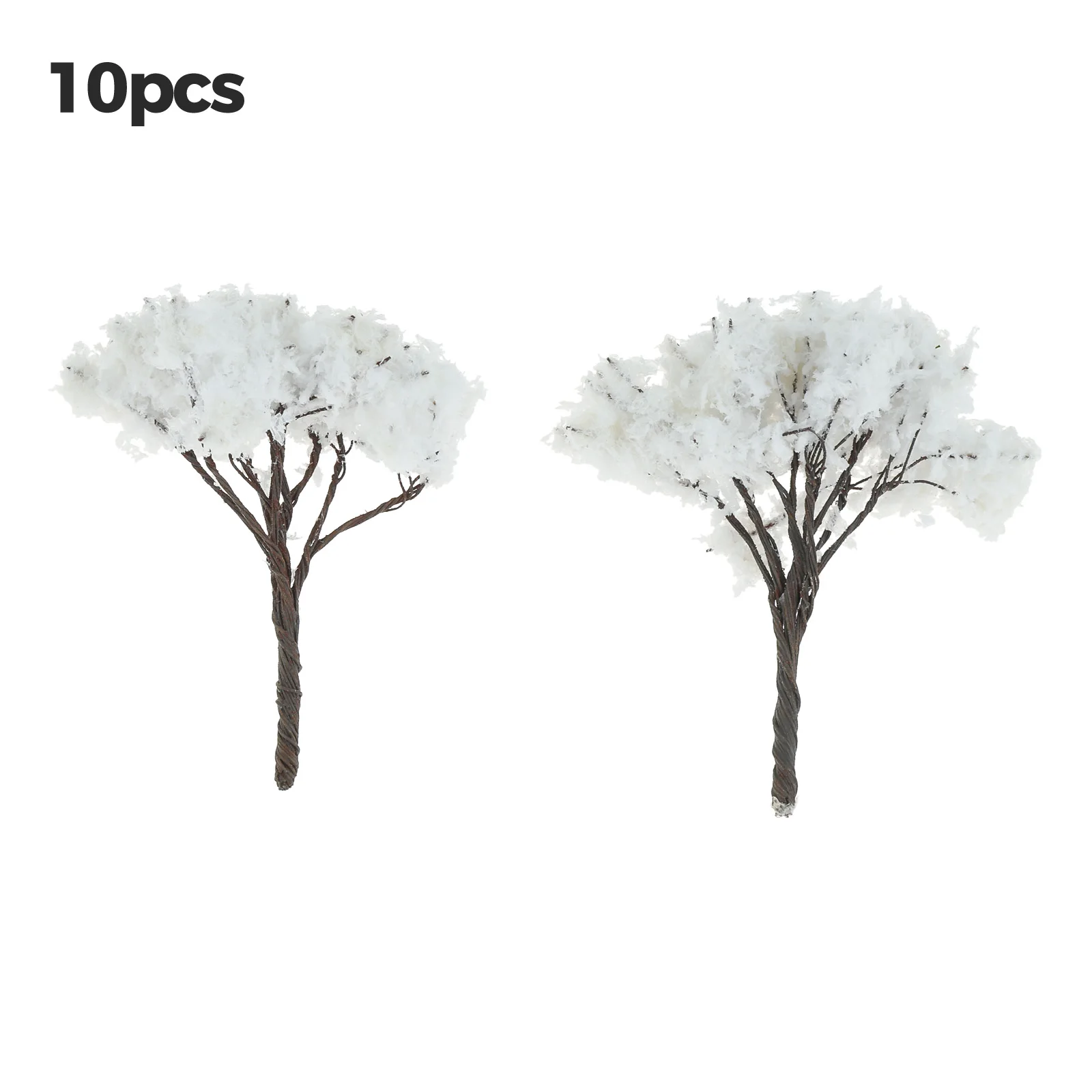 

10PCS 65mm Model Miniature Tree HO Scale Model Tree Railroad Scenery Artificial Wargame Diorama Supplies Landscape Garden Decor
