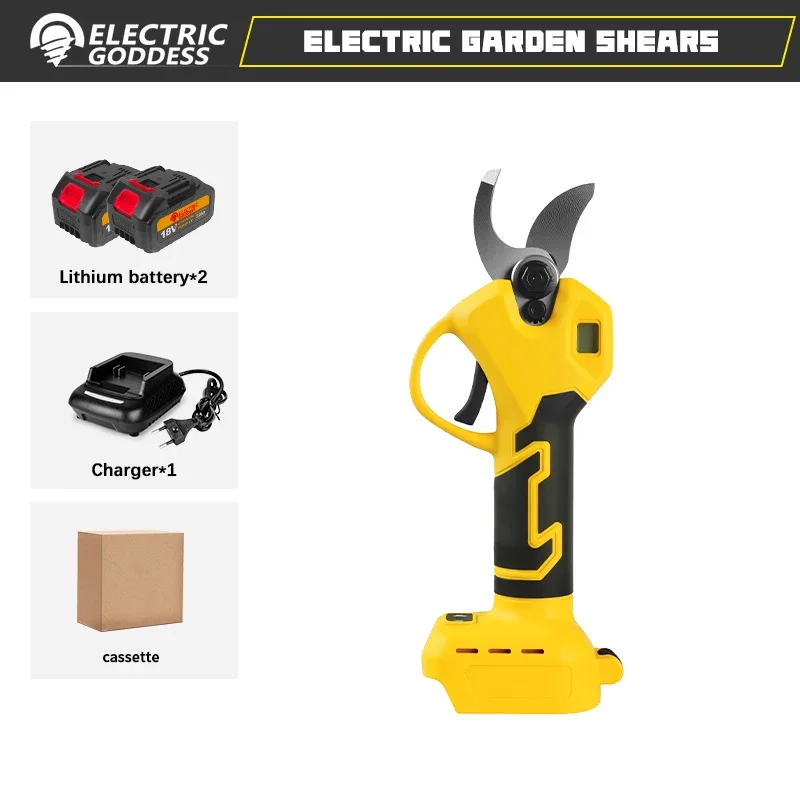 Аккумуляторные ножницы ELECTRIC GODDESS 50 мм черные