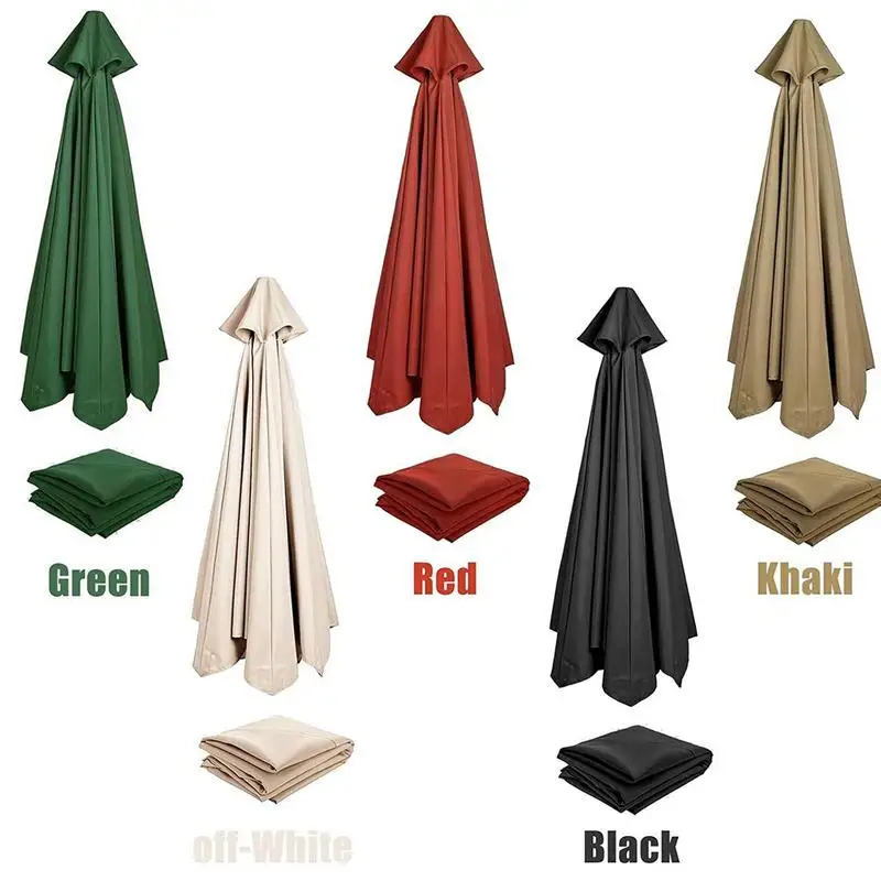 

Patio Umbrella Replacement Canopy Waterproof Parasol Cover Beach Hexagonal Canopy UV Protection Parasol Sunshade Umbrella Cloth
