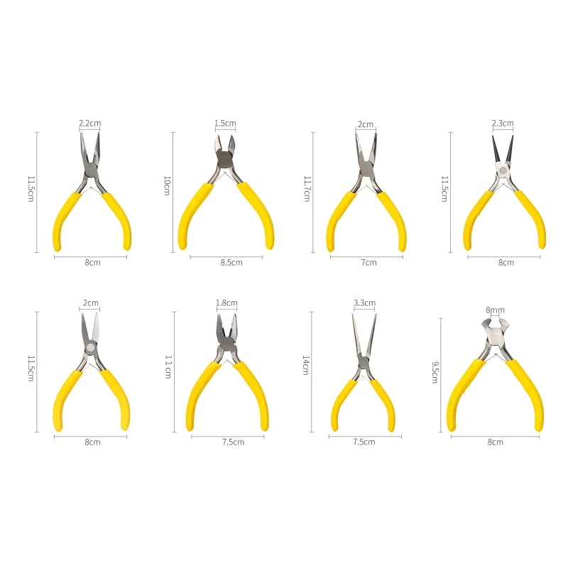 

Модернизированные мини-плоскогубцы M17D, плоскогубцы с длинным изогнутым носом, с диагональной иглой, механический ручной работы, базовый ин...