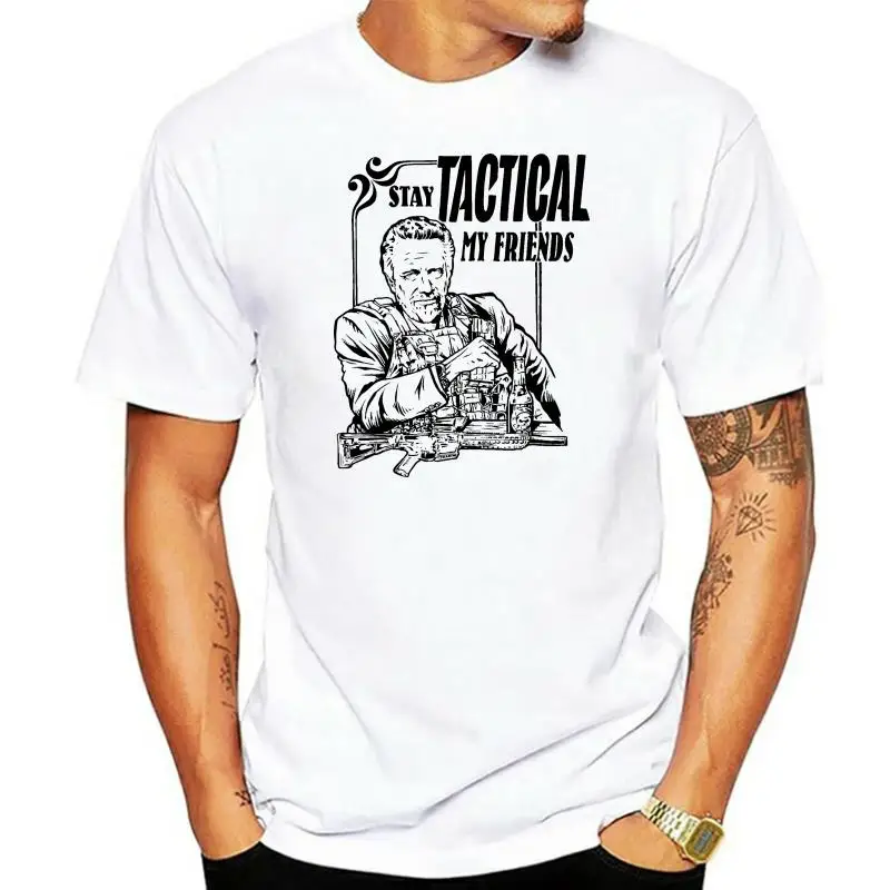 

Мужская футболка с надписью «Stay Tactical My Friends», женская и Мужская футболка