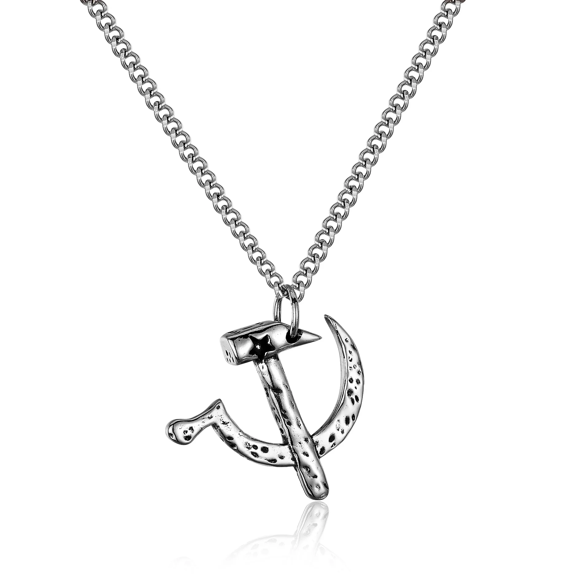 Модное и инновационное винтажное ожерелье с узором молота якоря кораблем