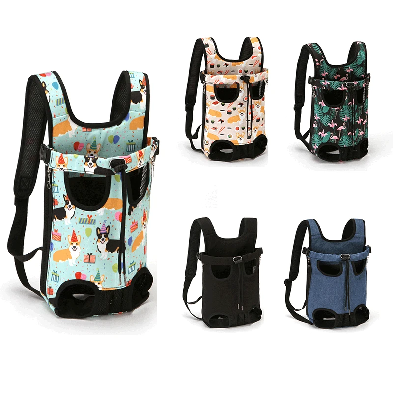 

Pet Dog Carrier Bag Carrier For Dogs Backpack Out Double Shoulder Portable Travel Backpack Outdoor Dog Carrier Bag Travel Set