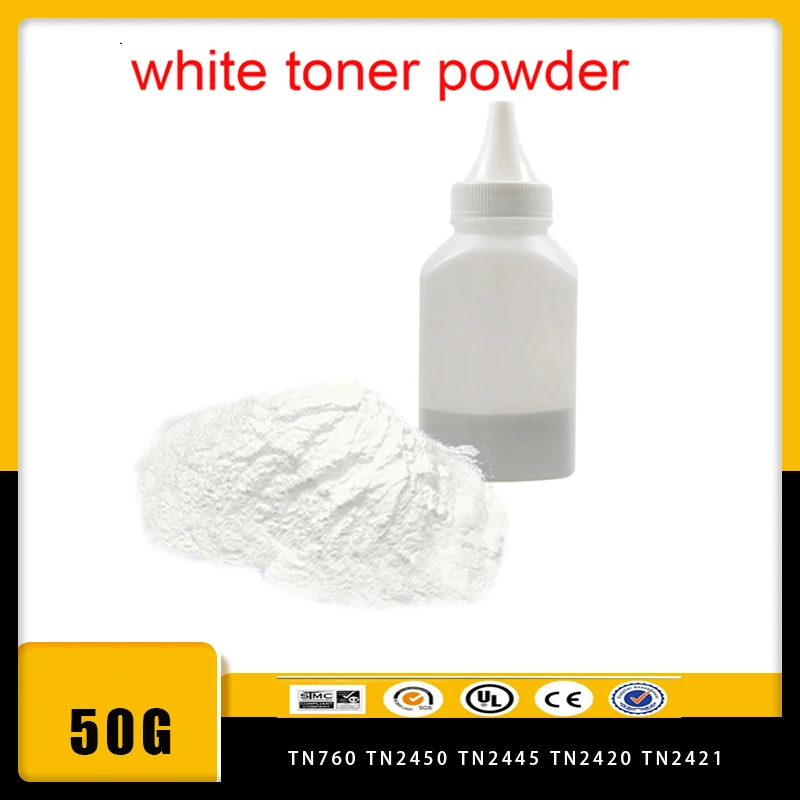 

Vilaxh 50g / bottle TN760 TN2450 TN2445 TN2420 TN2421 HL-L2310D HL-L2350DN HL-L2370DN HL-L2375DW Toner Powder for For Brother