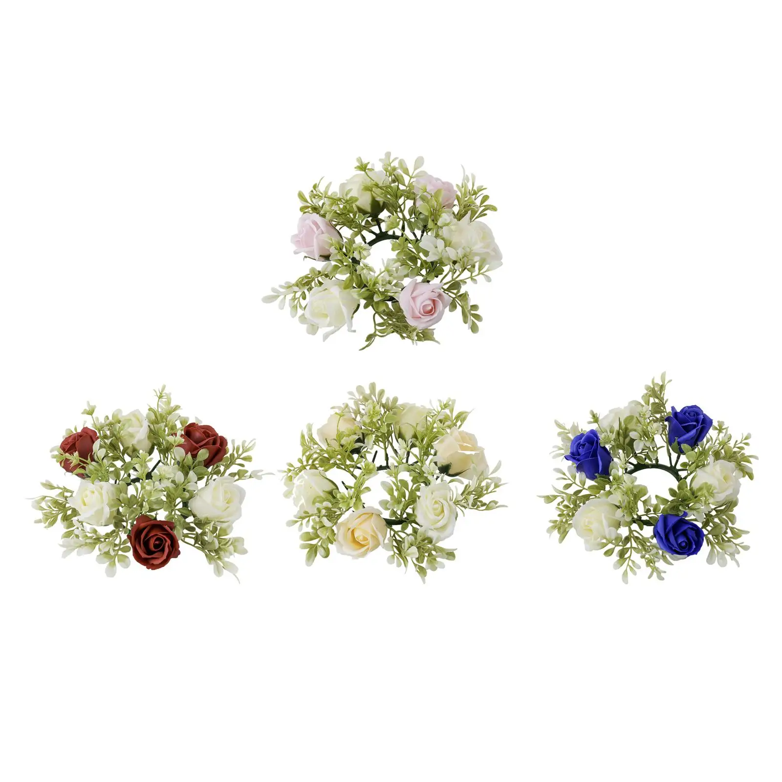 Искусственный цветок свеча кольцо центральная часть стола искусственные