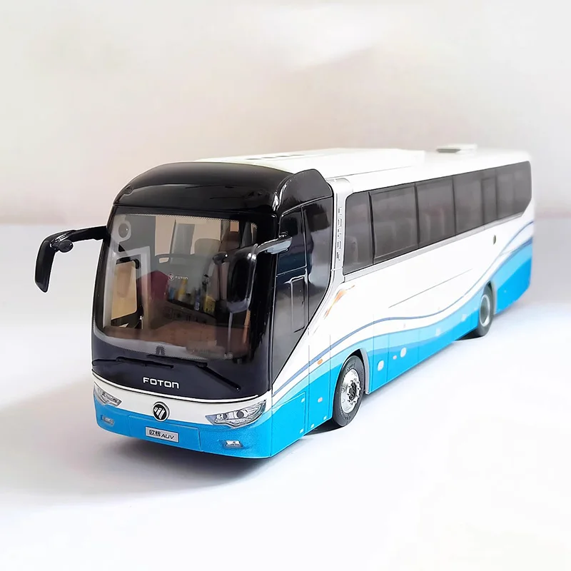 Фото Масштаб 1:36, Foton Ohui BJ6122, туристический автобус, модель автомобиля из сплава, коллекция украшений, игрушка №4