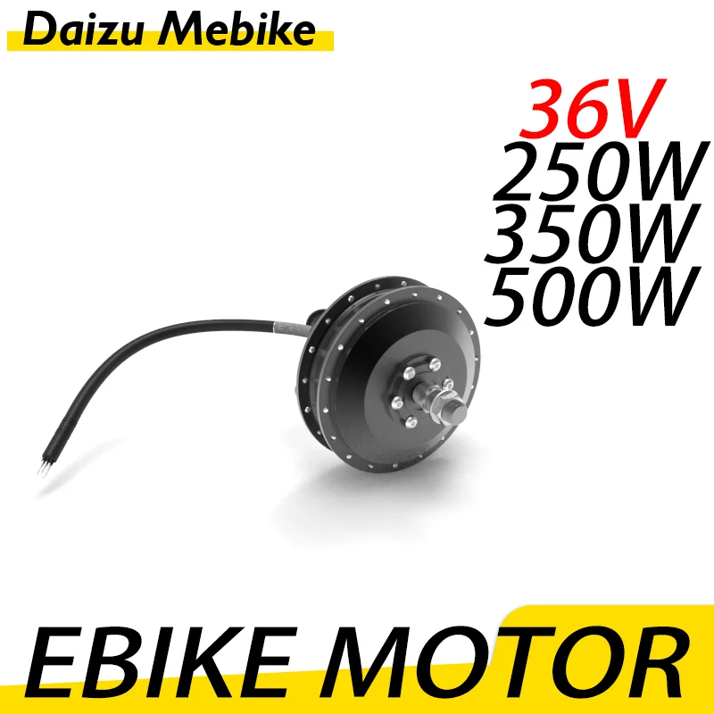 

Ebike Parts Motor 36V Hub Motor 9 Pins Electric Bicycle Accessories 250W 350W 500W Rear/Front Motor for Ebike Conversion Kit