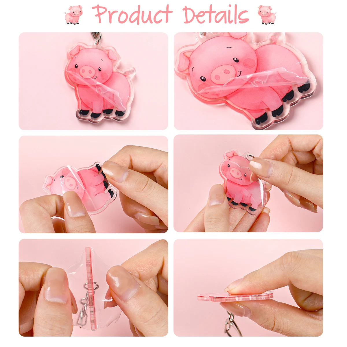 Брелки для ключей с животными из мультфильма