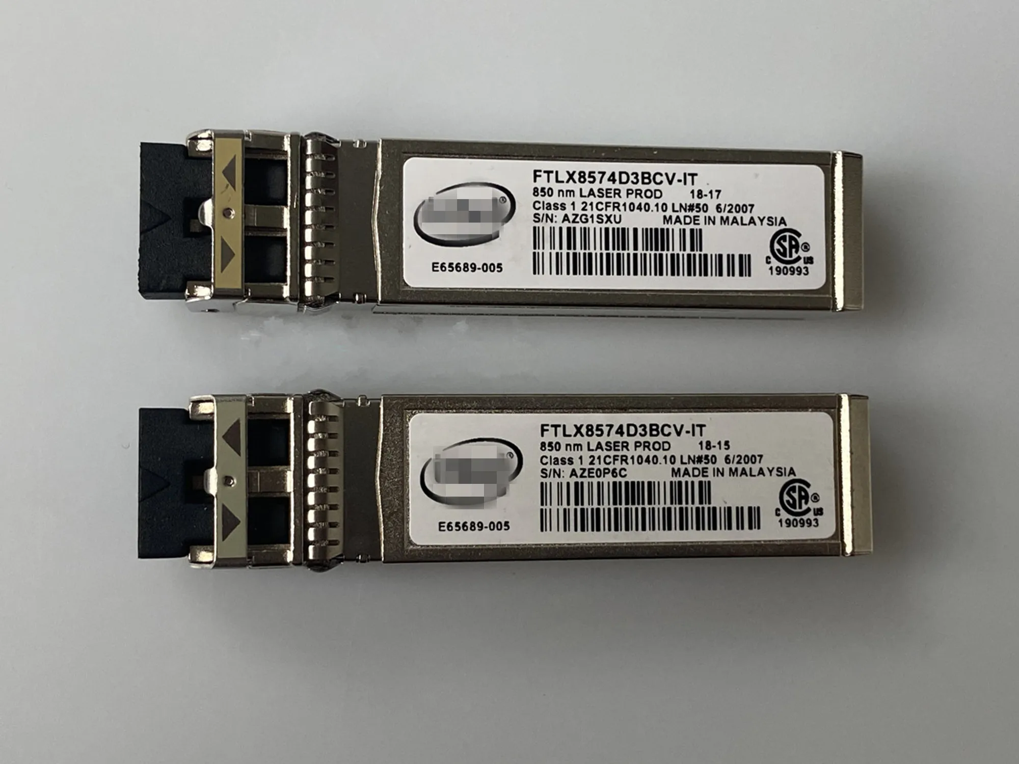 I-NTEL fiber adapter 10G sfp FTLX8574D3BCV-IT/10g SR X520 X710 82599 switches Network adapter General optical fiber module