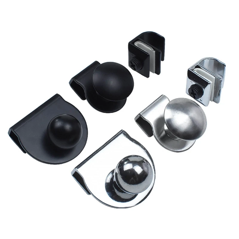 Круглая стеклянная дверная ручка для душа витрины ящик шкафа металлический