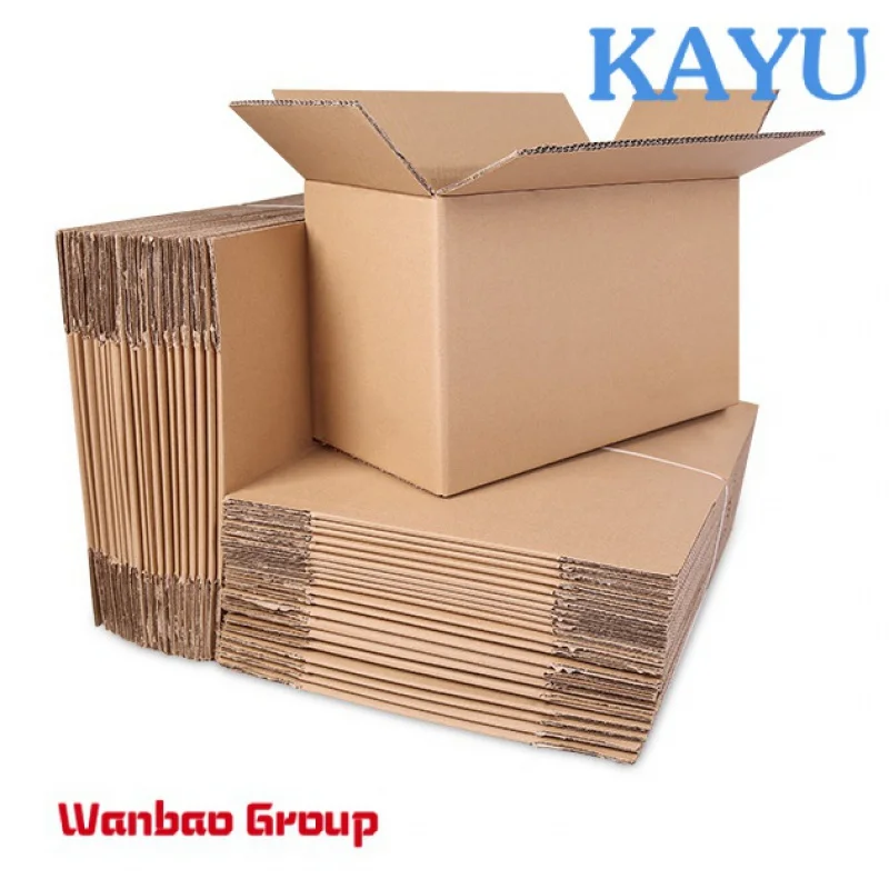 Custom Strong Cardboard Wholesale Corrugated Cartons Mailing Moving Shipping Boxes Corrug Cardboard Mailer Box Custom Logo HR013