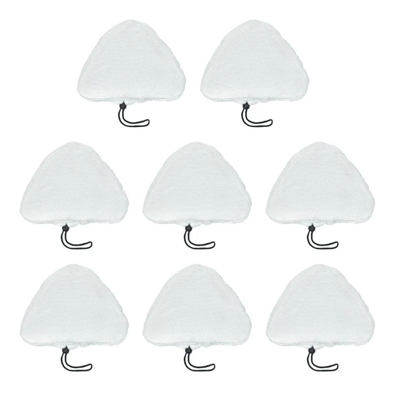 3/6/8 шт. сменные паровые швабры из микрофибры треугольные подушечки для швабр