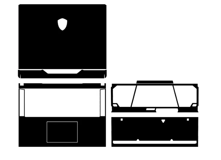 Precut 1xtop + 1xpalmrest 1xbottom чехол с наклейкой для MSI GE77 GE77HX GE78 GE78HX GP78 GP78HX MS-17S2 GP77 GT77 ms17Q1