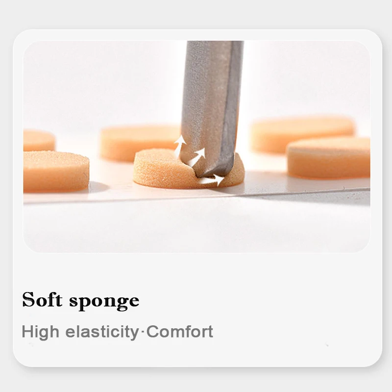 Мягкие накладки для носа из ЭВА Нескользящие клейкие губки очков поглощающие пот