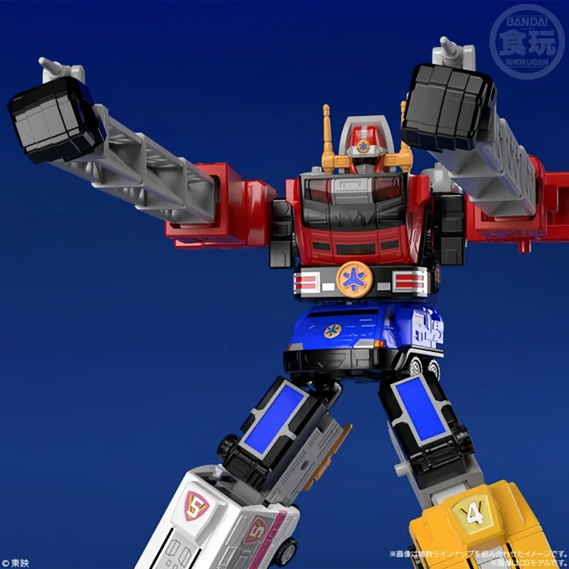 В наличии Bandai оригинальные Re-Release Super Mini-Pla Emergency Gattai Victory Robo фигурки в сборе