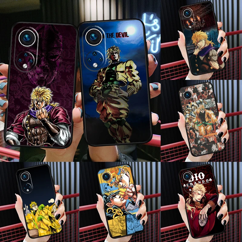 

Anime JOJO Dio Brando For Huawei P20 P30 P40 P50 Pro Lite P Smart Z 2019 Nova 9 Nova 5T Case For Honor 50 Cover