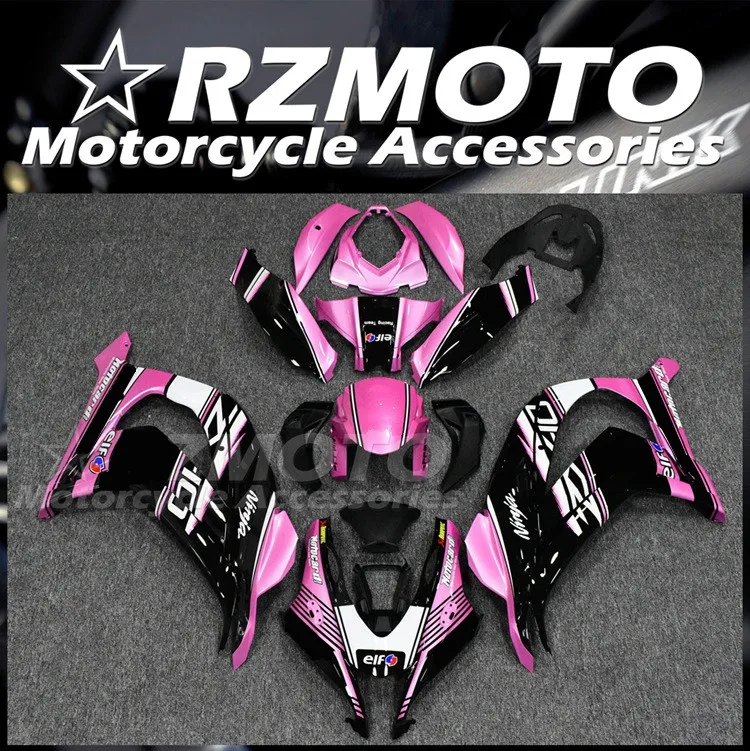 

Style New ABS Fairings Kit Fit For Kawasaki Ninja ZX-10R ZX10R 2016 2017 2018 2019 16 17 18 19 Fairing Bodywork Set Pink Black