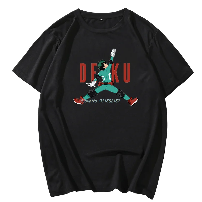 

Air Deko Izuku Midoriya Boku No Hero Academia Fashion graphic t shirts Unisex O-neck T-shirt Harajuku t shirt for men Streetwear