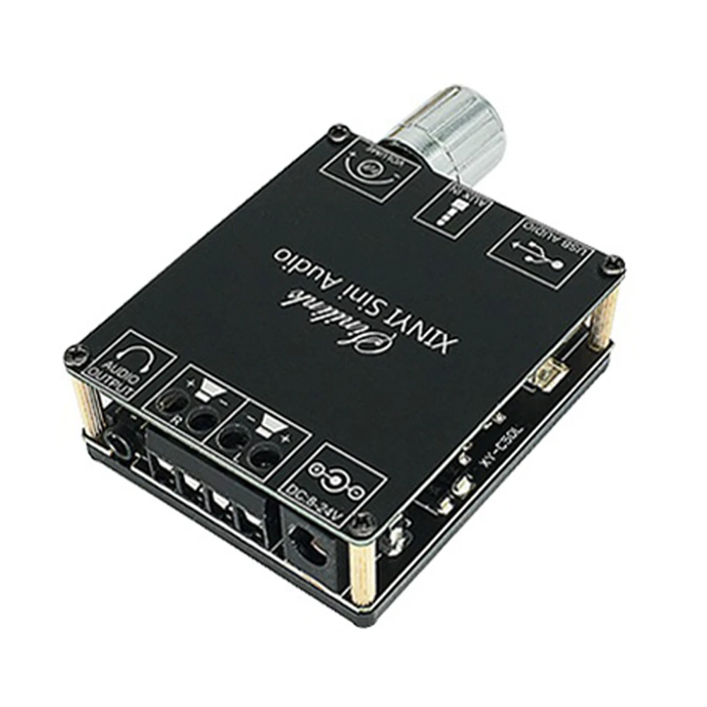 Цифровой усилитель мощности XY-C50L Bluetooth 5 0 AUX плата 2X50 Вт динамик стерео аудио AMP