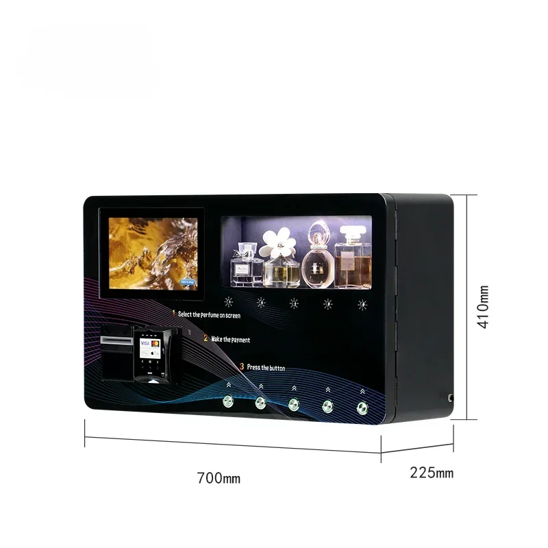 Настенный торговый автомат DKM с сенсорным экраном и дозатором банкнот