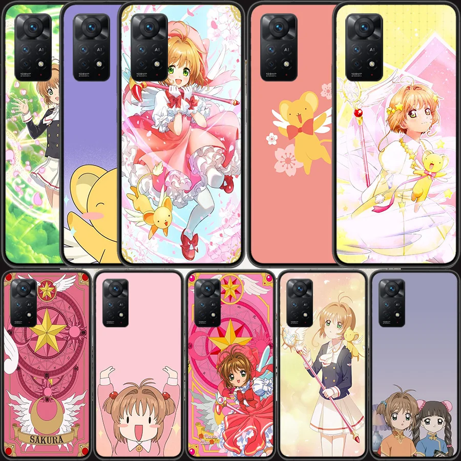 

Card Captor Sakura Anime Phone Case For Xiaomi Redmi Note 11 Pro 11E 11S 4G 11T 10 10S 9 9S 9T 5G 8 8T 7 6 5 4 4X Cover Shell Co