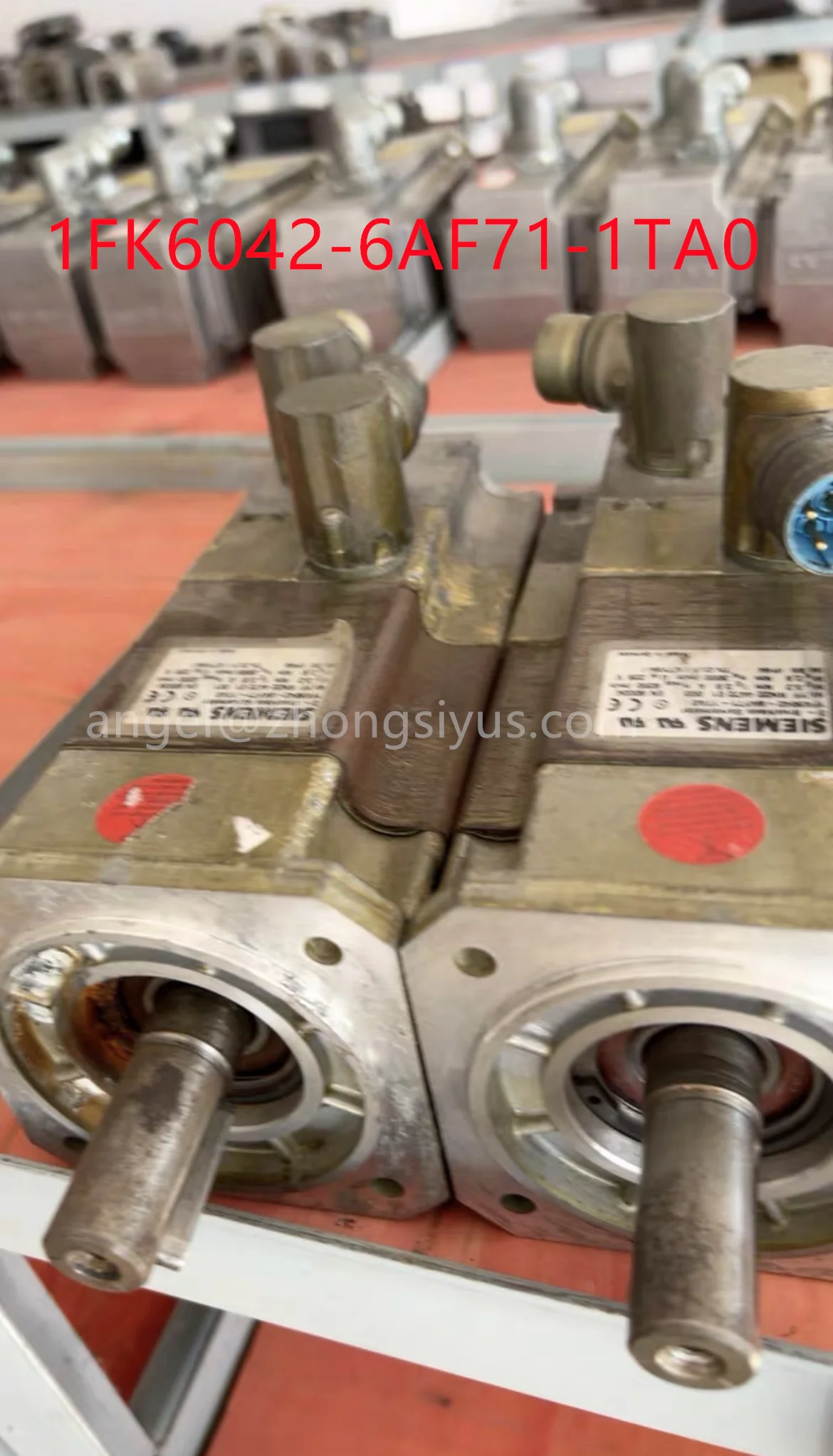

1fk6042-6af71-1ta0 использованный протестированный синхронный Серводвигатель Siemens 1FK6 6-полюсный двигатель 1fk6042 6af71 1ta0