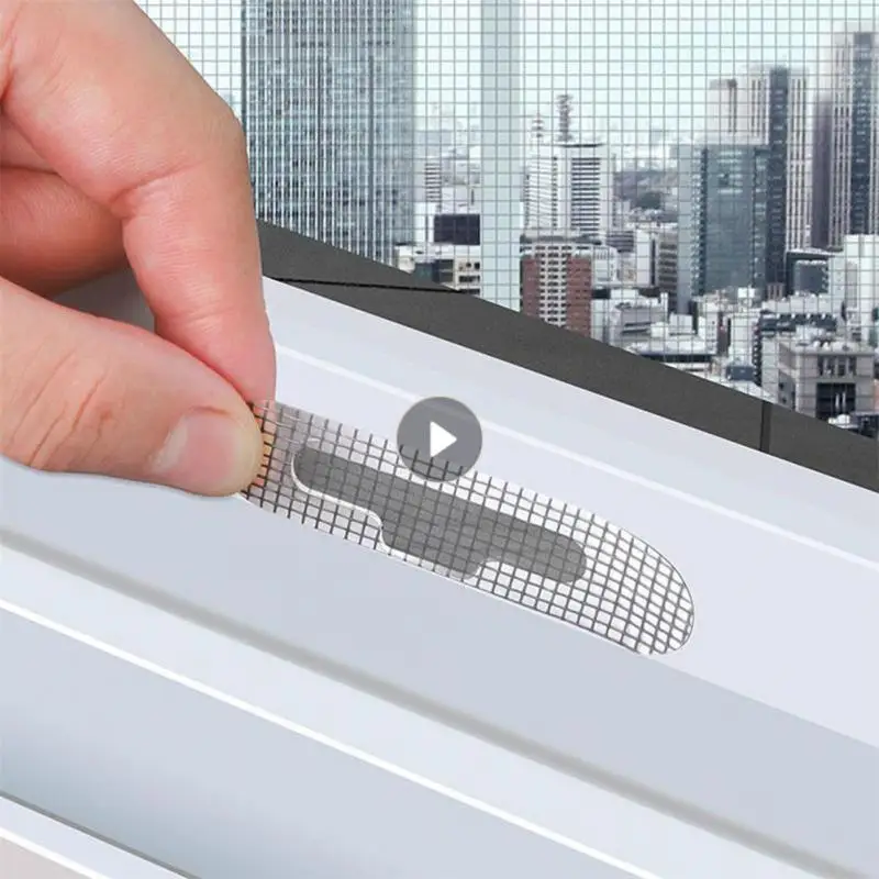 

10PCS Anti-Insect Window Repair Sticker Tape Shades Screen Curtain Door Patch Self-adhesive Fix Net Mesh Home Garden Repair Tool
