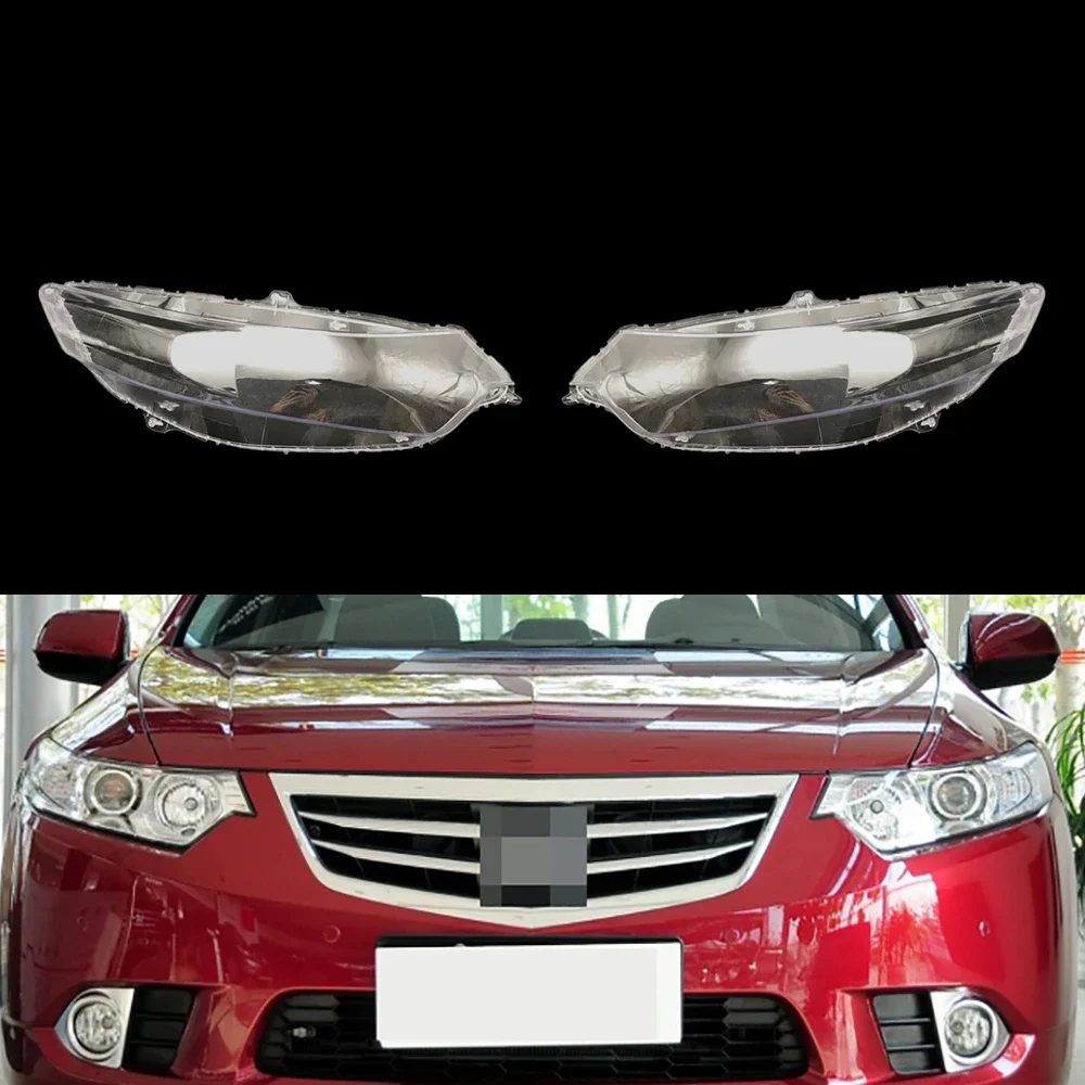 

Для Honda Accord Spirior Acura TSX 2009-2013 линза фары автомобиля крышка фары замена стекла прозрачная передняя лампа авто корпус