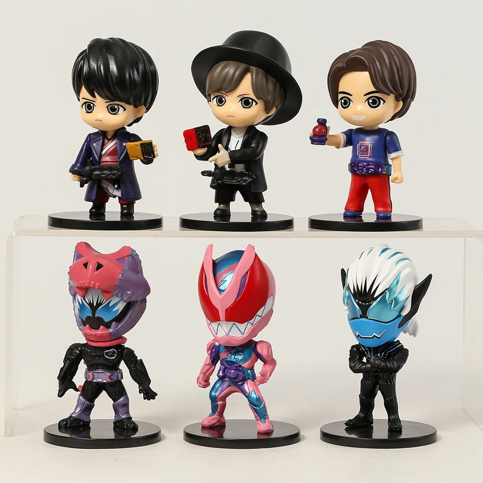 

ПВХ игрушечные фигурки Kamen Rider Revice Q Ver, 6 шт./компл.