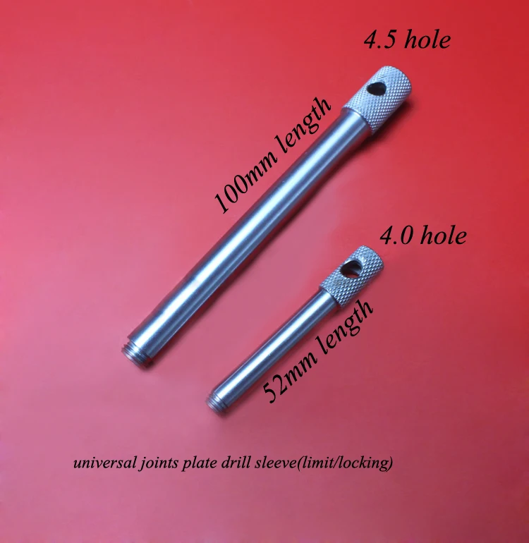 medical use Orthopedic instrument stainless steel Universal locking plate drill sleeve drill guide limit deepth size 4.0/4.5