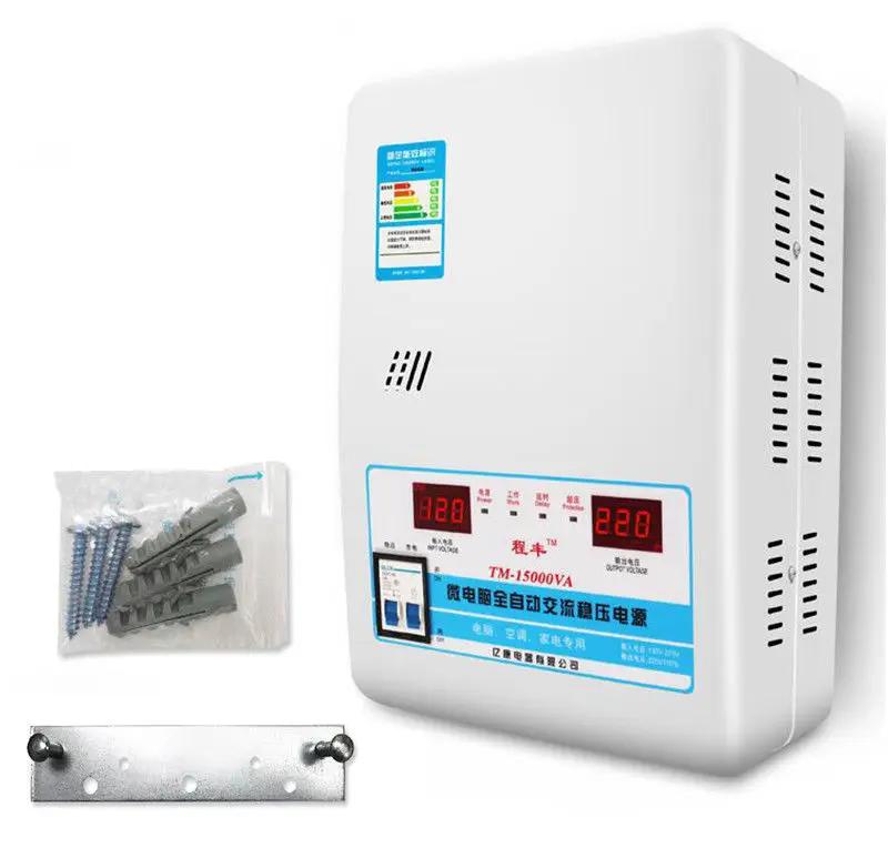 

120-270V to 220V Automatic 15KW Voltage Stabilizer AC regulator Power Supply